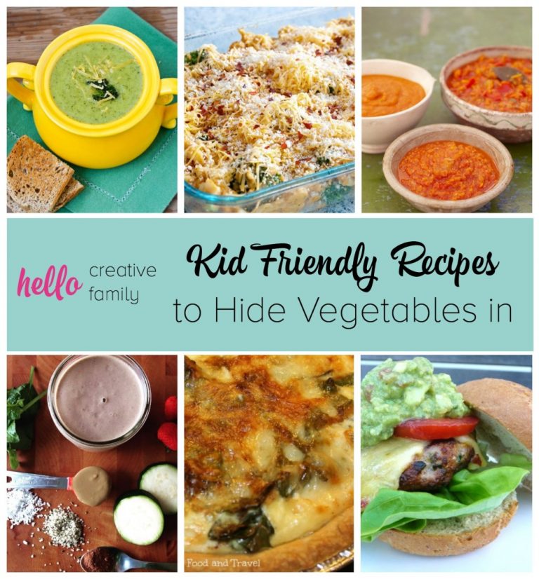 Kid Friendly Recipes To Hide Vegetables In
