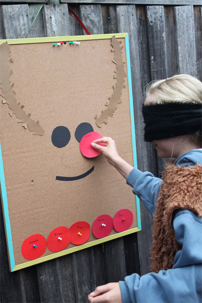 Pin the Nose on the Reindeer