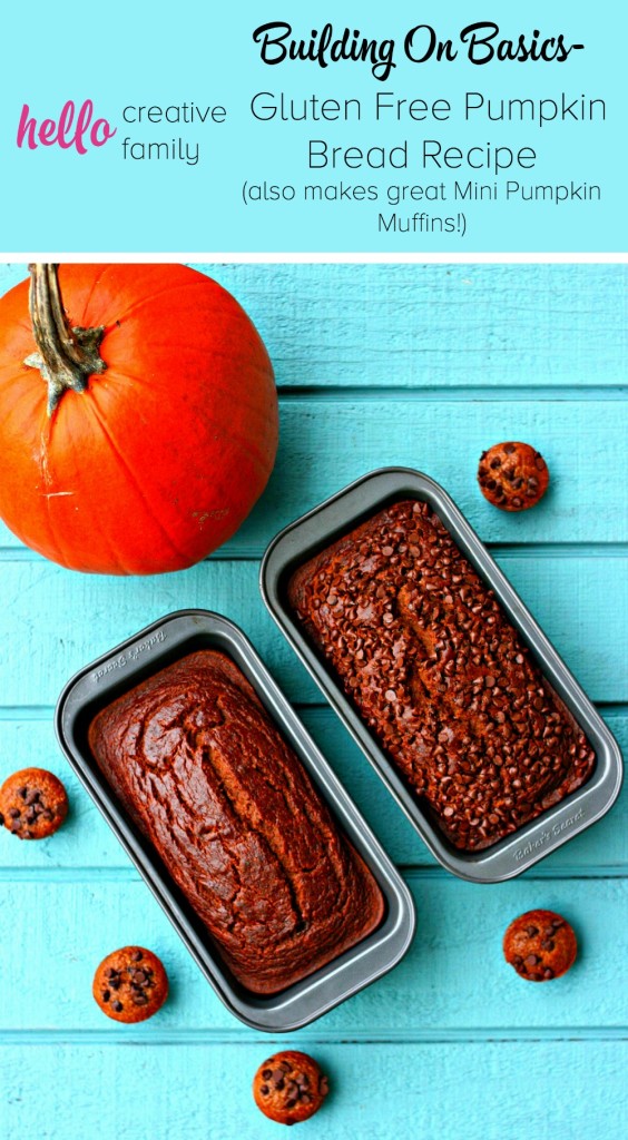 I want to try making these. I love how they give you all the skills to cook/bake from scratch and make it easy! "Better than Starbucks" may have been used to describe this bread by our friends. ;) The best Gluten Free Pumpkin Bread Recipe EVER! Moist and delicious! (also makes great Mini Pumpkin Muffins!)
