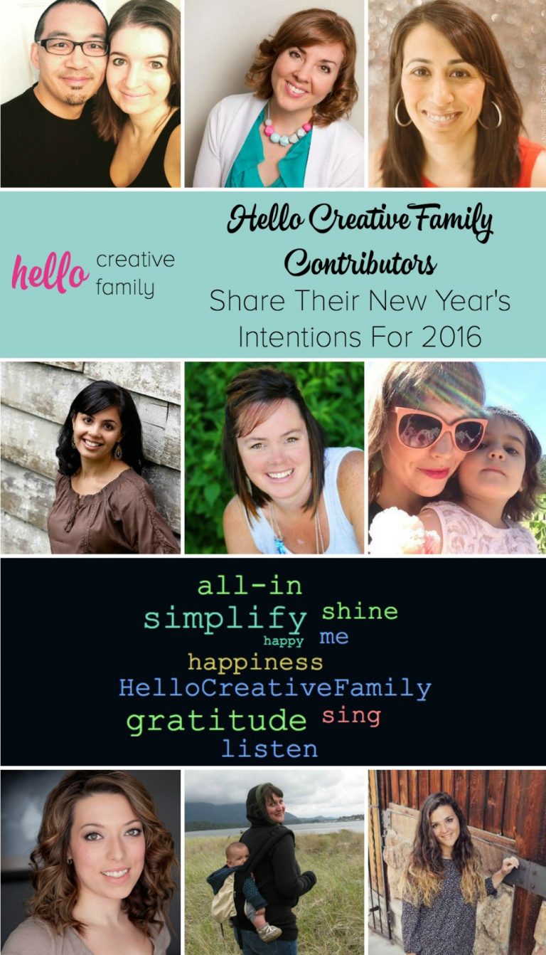 Hello Creative Family Contributors Share Their New Year’s Intentions
