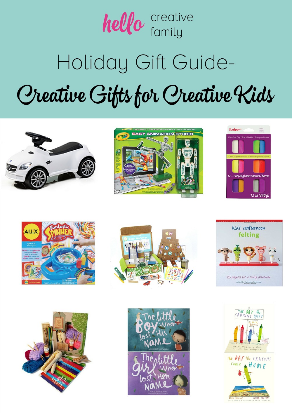 Hello Creative Family Holiday Gift Guide Creative Gifts for Creative Kids
