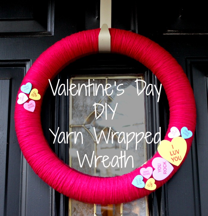 Conversation Heart Valentine's Day Wreath from Mohans Rule