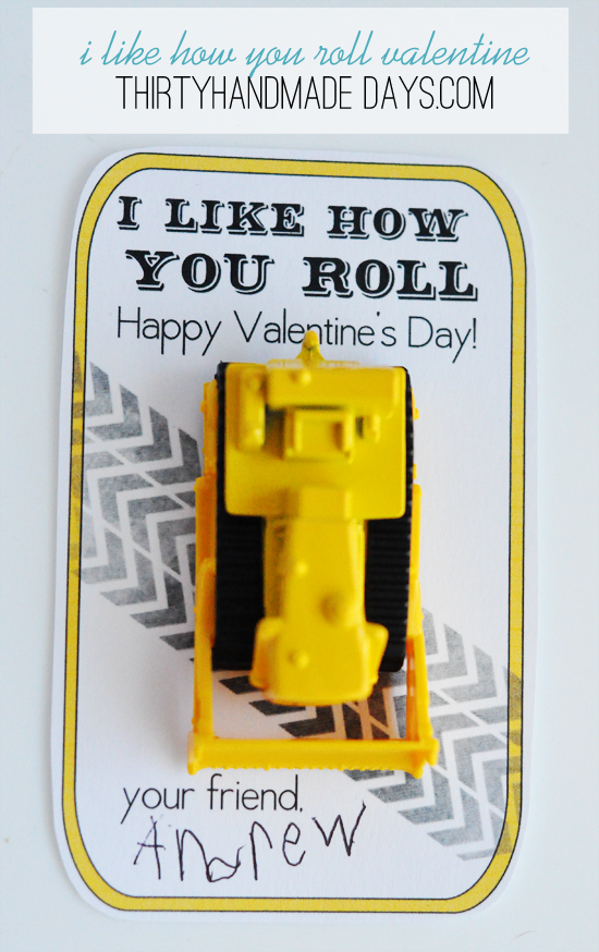 I Like How You Roll Valentine from Thirty Handmade Days