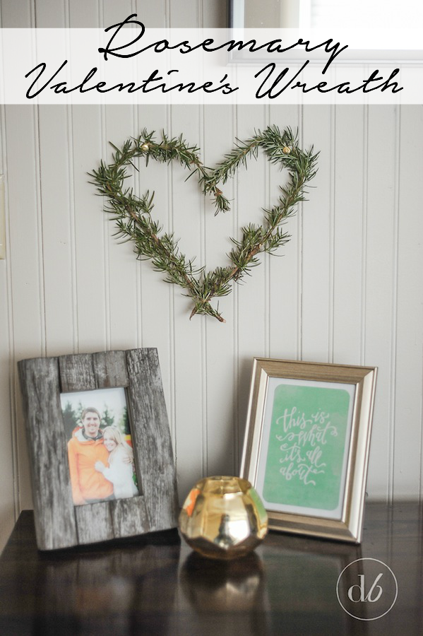 Rosemary Heart Shaped Wreath from Making It In The Mountains