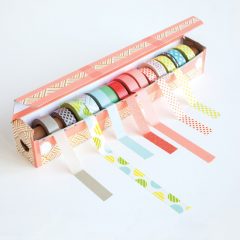 Keep your washi tape organized and prettily displayed with easy DIY Washi Tape Dispenser Project from Washi Tape Crafts by Amy Anderson.
