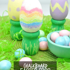 Chalkboard Easter Eggs from Club Chica Circle