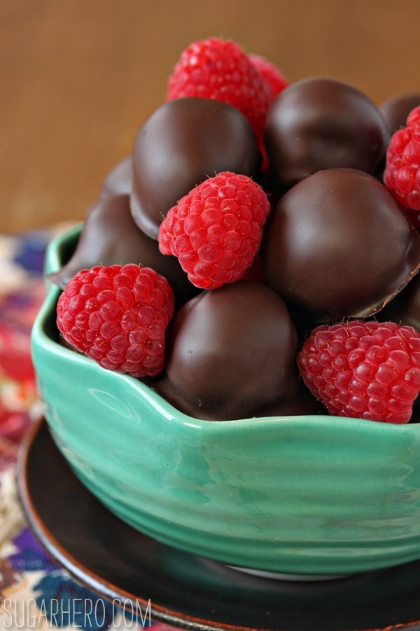 Chocolate Covered Raspberries Recipe from Sugar Hero