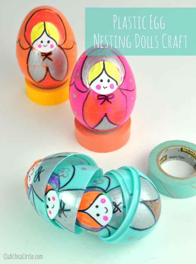 Easter Egg Nesting Dolls from Club Chica Circle