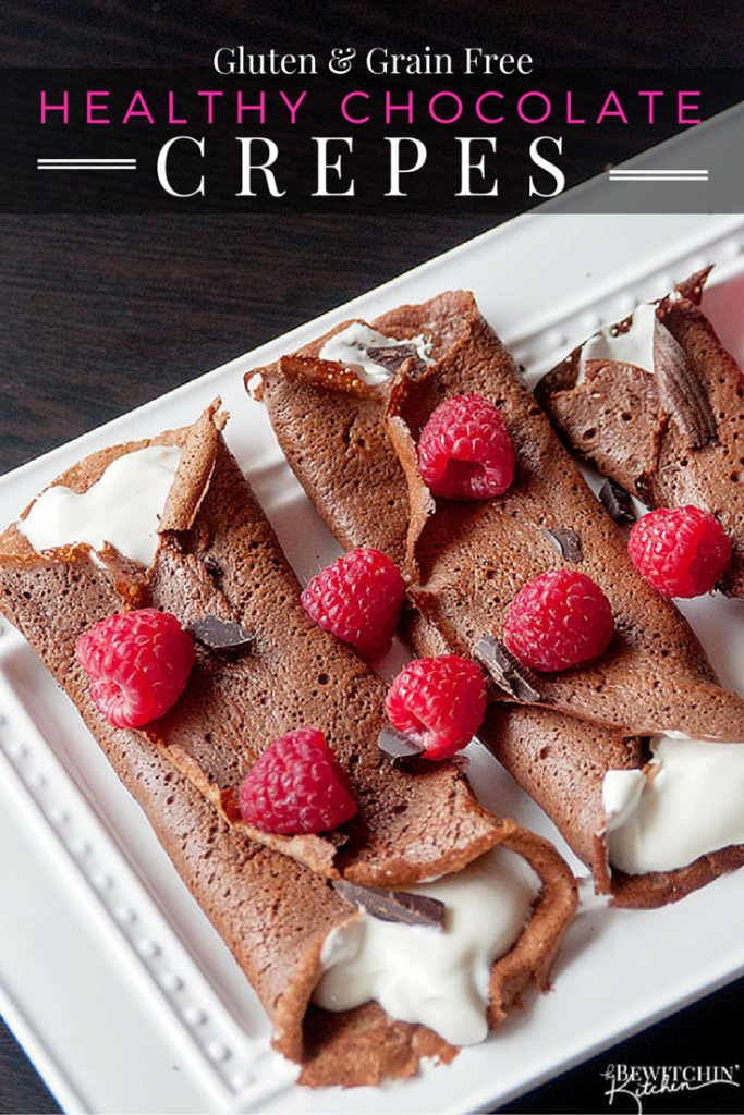 Healthy Chocolate Crepes from The Bewitchin Kitchen