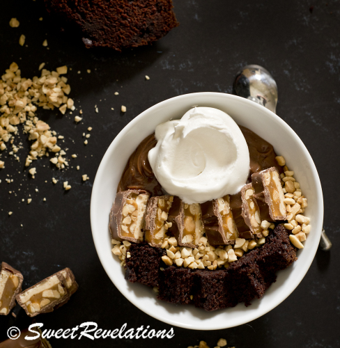 Snickers Trifle Bowl Recipe from Sweet Revelations