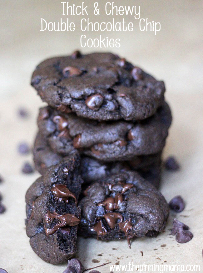 Thick and Chewy Chocolate Chip Cookies Recipe from The Pinning Mama