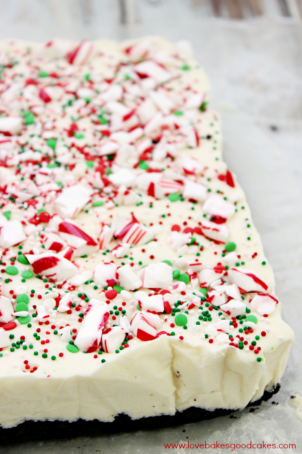 White Chocolate Peppermint Fudge from A Night Owl Blog