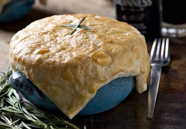 Guinness and Beef Pie Recipe- Sunday Supper Meal Idea