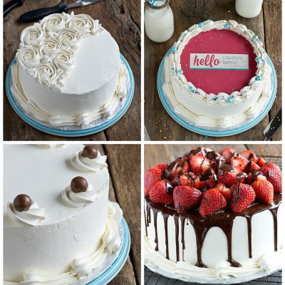 This article is AMAZING! Former bake shop owner, Renee from Sweet Revelations, shares how to make the best chocolate cake recipe EVER! She gives tips and tricks, suggestions on 4 ways to decorate your cake, and the recipe for chocolate cake, swiss meringue buttercream and chocolate ganache!