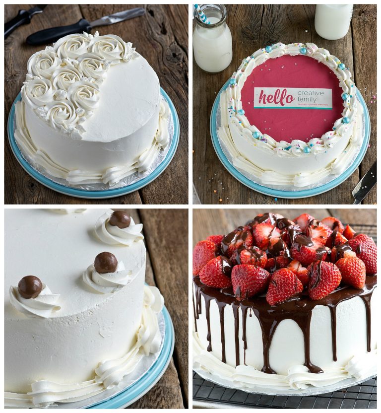 This article is AMAZING! Former bake shop owner, Renee from Sweet Revelations, shares how to make the best chocolate cake recipe EVER! She gives tips and tricks, suggestions on 4 ways to decorate your cake, and the recipe for chocolate cake, swiss meringue buttercream and chocolate ganache!