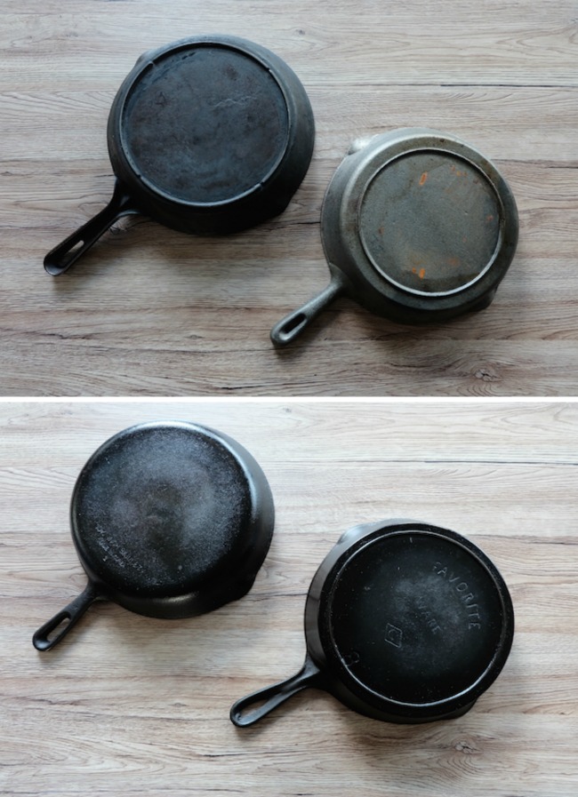 Cooking with cast iron frying pans or skillets is amazing! It's non stick, it adds flavor to your food, and it gives you a sense of heritage to use an old pan. This article walks you through everything you need to know about cast iron frying pans, from buying them used at a vintage or thrift store, to refurbishing it, seasoning it and cleaning it! Everything you need to know to refurbish a cast iron frying pan!