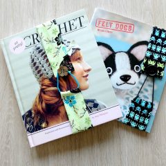 What a great beginner sewing project idea! It would make a great kid's craft project too! This 5 minute sewing project gives you step by step instructions, with photos for each step, on how to make a 5 minute fabric scrap bookmark! These would make great teacher gift ideas, stocking stuffer ideas, or father's day or mother's day gifts!