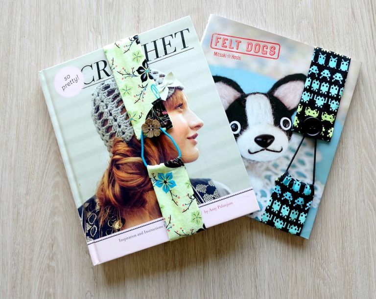 What a great beginner sewing project idea! It would make a great kid's craft project too! This 5 minute sewing project gives you step by step instructions, with photos for each step, on how to make a 5 minute fabric scrap bookmark! These would make great teacher gift ideas, stocking stuffer ideas, or father's day or mother's day gifts!