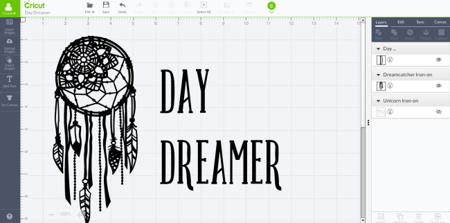 The perfect shirt for the dreamer in your life! This DIY Dreamcatcher shirt can be made in minutes using the Cricut Explore. The project says Day Dreamer and would be lovely for women's or children's clothing!