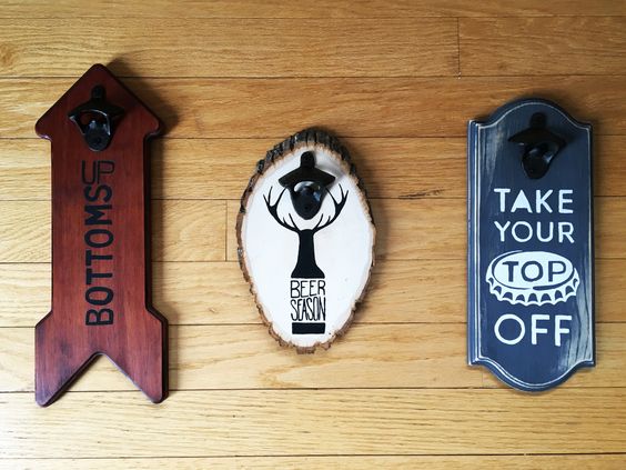 Beer Season Bottle Opener Signs from The Printable Project