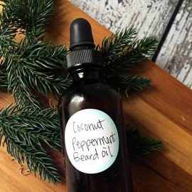 DIY Coconut Peppermint Beard Oil from Brooklyn Berry Designs