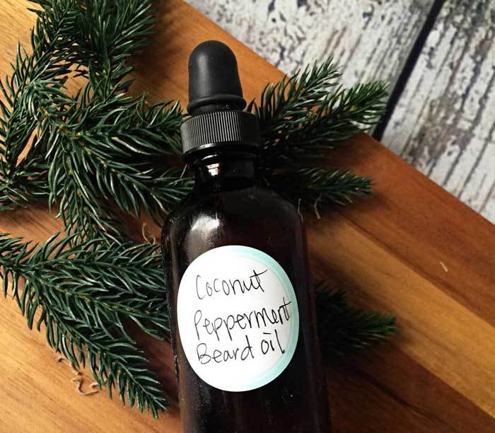 DIY Coconut Peppermint Beard Oil from Brooklyn Berry Designs