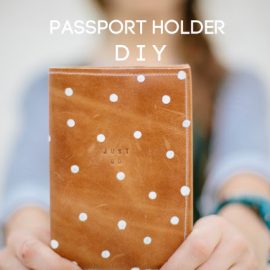 DIY Passport Holder from Always Rooney