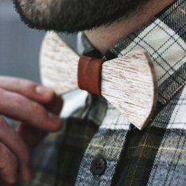 DIY Wooden Bow Tie from The Merry Thought