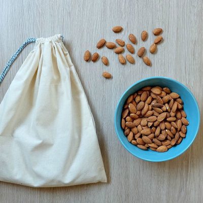 If you've ever wanted to make your own nut milk at home, you're going to want to read this post! Hello Creative Family shares recipes for homemade almond milk, coconut milk and hemp seed milk along with step by step instructions (with photos) for how to sew your own DIY Nut Milk Bag. A fabulous 15 minute sewing project that's easy and perfect for beginners. Use a different fabric for a drawstring bag or fabric gift bag!