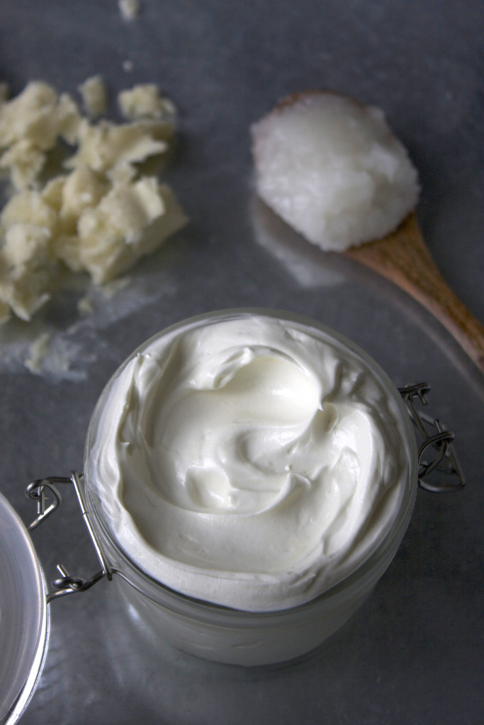 Homemade Whipped Eucalyptus Shaving Cream from The Garlic Diaries