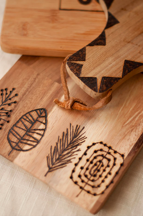 Etched Wooden Cutting Boards from Design Mom