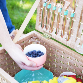 DIY Picnic Basket from Lovely IndeedDIY Picnic Basket from Lovely Indeed