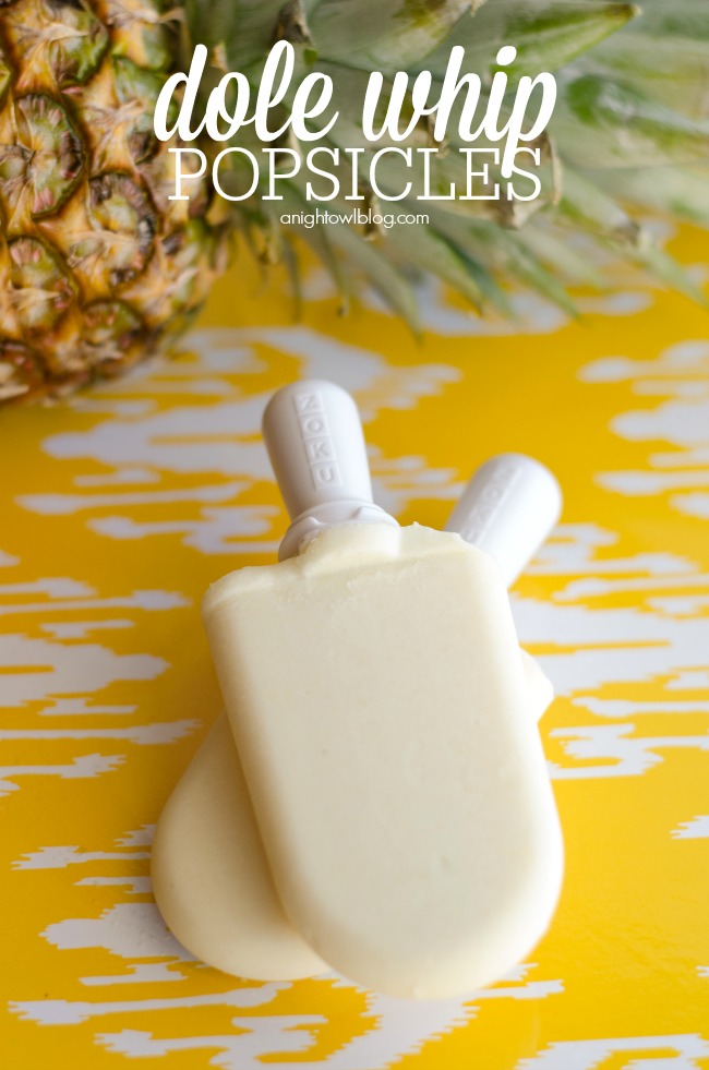 Dole Whip Popsicles from A Night Owl Blog