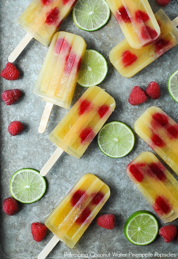 Refreshing Coconut Water Pineapple Ice Pop Recipe from Boulder Locavore