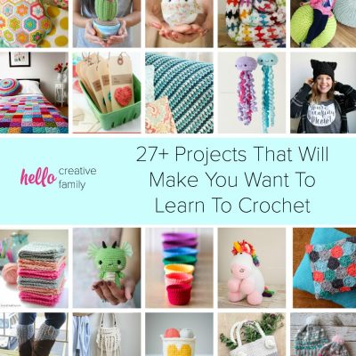 Get ready for some serious project inspiration! Whether you have been crocheting for years or want to learn to crochet, these 27+ projects will make you pick up your crochet hook!