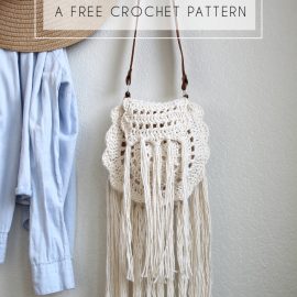 Boho Tassle Crochet Bag from Persia Lou