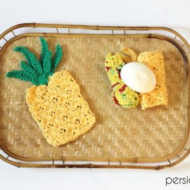 Pineapple Dish Cloth Crochet From Persia Lou