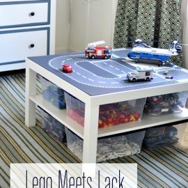 Lego Toy Car Table from Centsational Girl