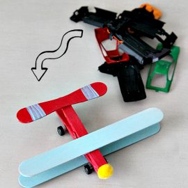Matchbox Car Repurposed Into a DIY Airplane From MomDot