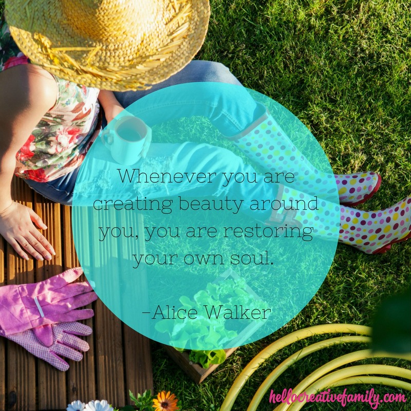 Quote from Alice Walker: Whenever you are creating beauty around you, you are restoring your own soul.