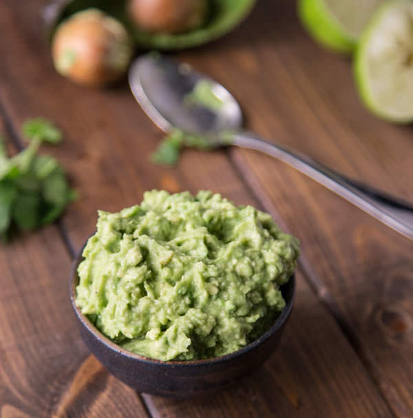 Roasted Garlic Guacamole Recipe from Dinners Dishes and Desserts
