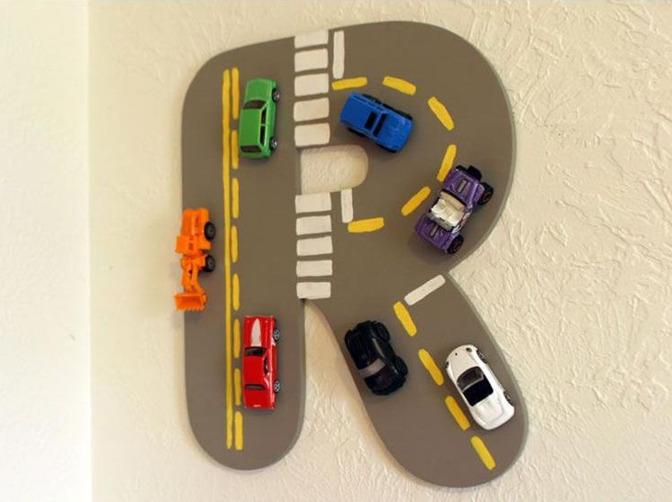 DIY Toy Car Monogram Project from Welke