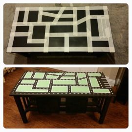 Upcycled Coffee Table Race Track From Pequeocio