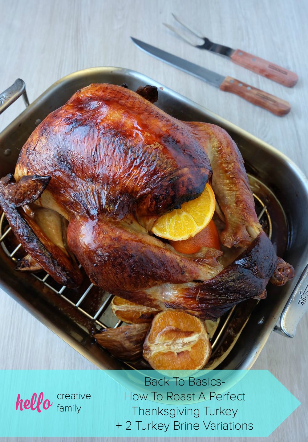 Back To Basics- How To Roast A Perfect Thanksgiving Turkey + 2 Turkey Brine Recipe Variations