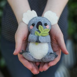 Felt Koala Stuffie Pattern from Lia Griffith