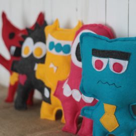 Felt Plush Monsters from It's Always Autumn