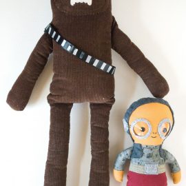 Maz Kanata and Chewbacca Plush from Wild Olive