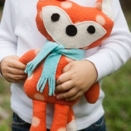 Stuffed Fox Sewing Pattern from Stitched By Crystal