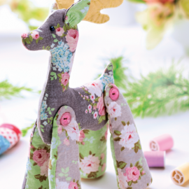 Tilda Reindeer Stuffed Animal Project from Crafts Beautiful
