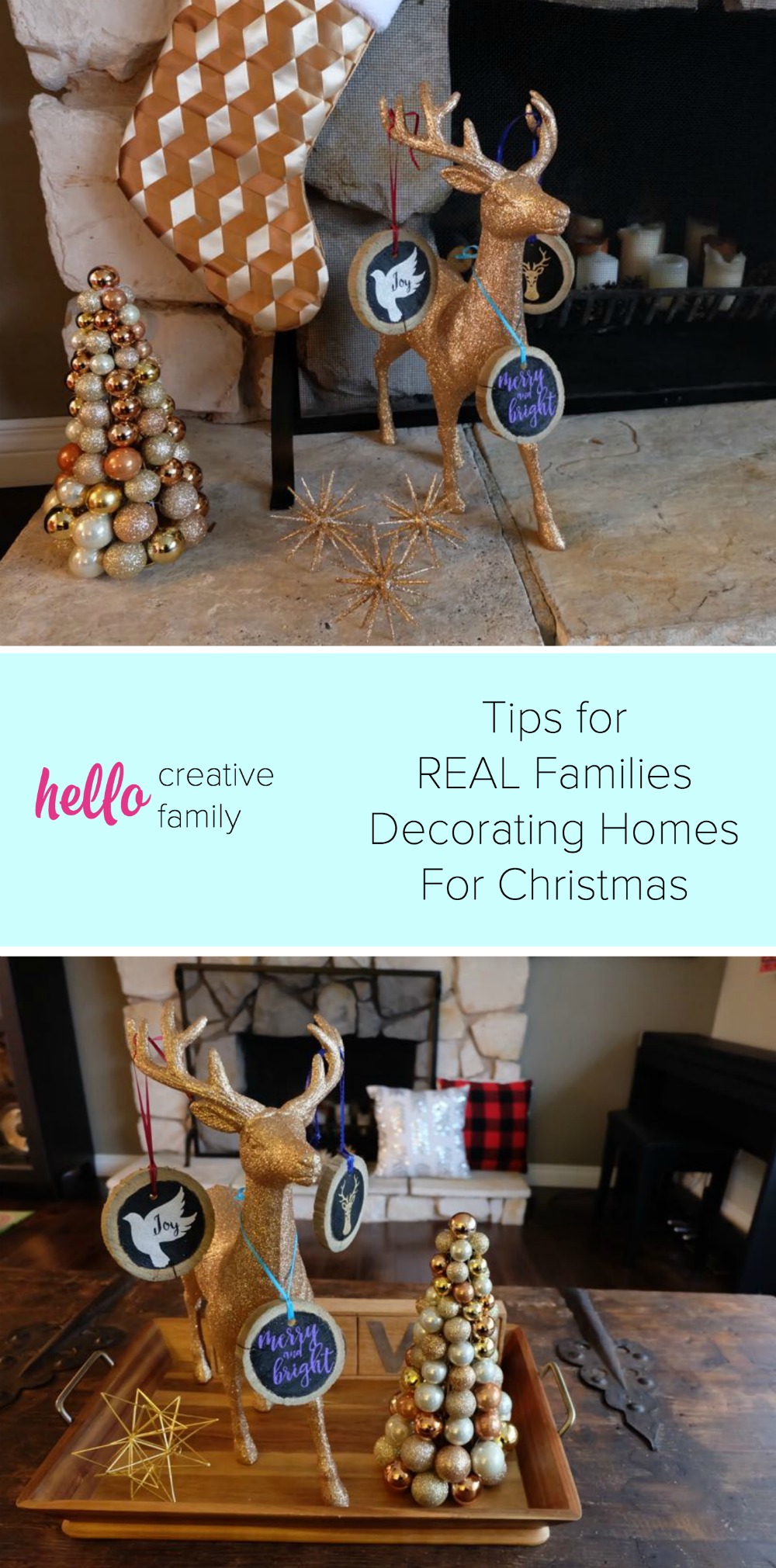 It's about to get real! My Home Confession Plus Tips for REAL Families for Decorating Their Home For Christmas- Kids, Messes, Life and All! 